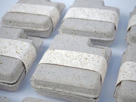 Macro oceans seaweed paper molded pulp packaging Macro oceans seaweed paper molded pulp packaging